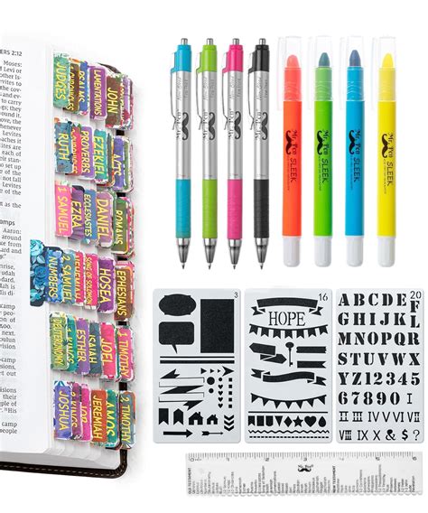 Mr Pen Bible Journaling Kit With Bible Highlighters And Pens No Bleed