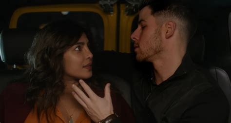 Nick Jonas Priyanka Chopra Have Awkward First Date Kiss In Love