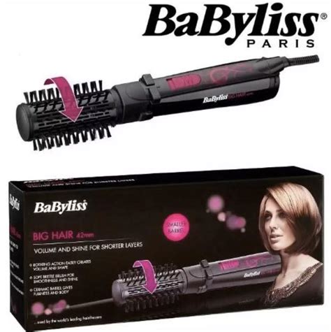Babyliss 2777U Big Hair Rotating Hot Air Brush 42mm Beauty Personal Care Hair On Carousell