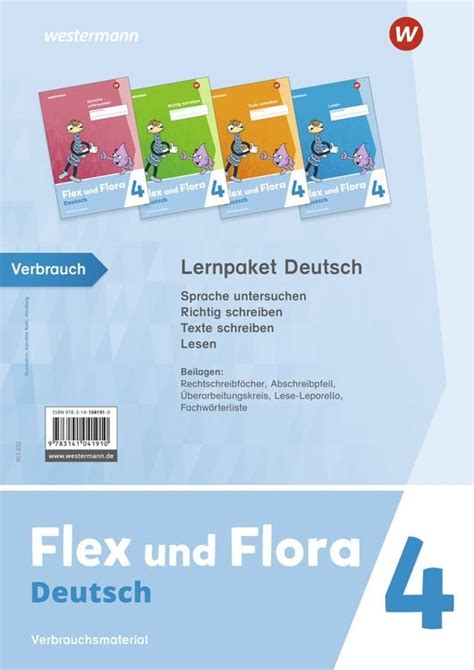 Flex Und Flora 4 Lernpaket Deutsch Druckschrift Verbrauchsmaterial