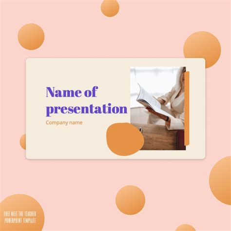 Free Meet The Teacher Powerpoint Template – MasterBundles