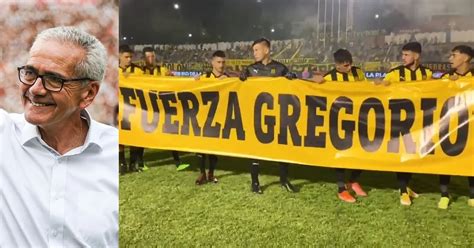 Peñarol Y Su Gesto De Apoyo Para Gregorio Pérez Que Provocó La Ovación De Todo El Estadio Infobae