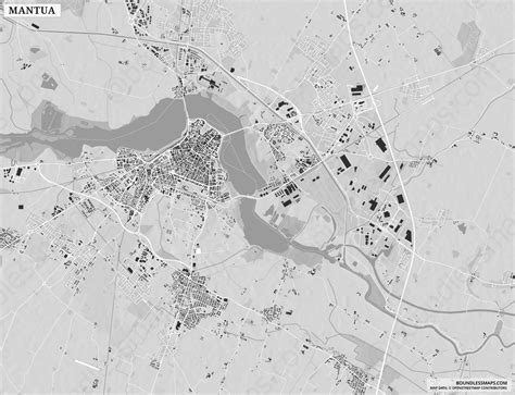 Mantua Figure Ground Vector Map Boundless Maps