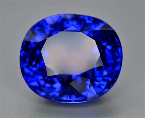 Natural Tanzanite 27 Ct D Block Color Top Quality