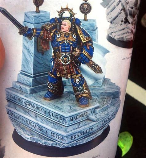 Ultramarine Primarch Roboute Guilliman Image Space Marines Fan Group