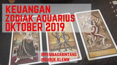 Ramalan Keuangan Aquarius Oktober Youtube