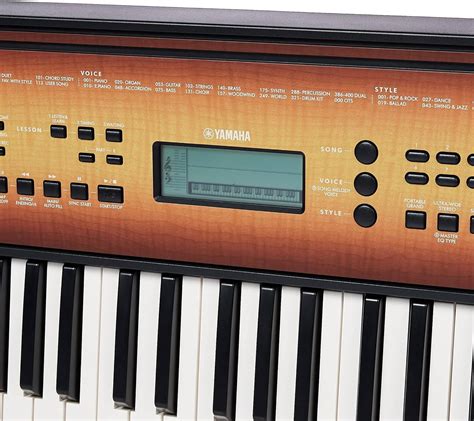 YAMAHA PSR E360 PORTABLE KEYBOARD W POWER ADAPTOR Maple Buy Best