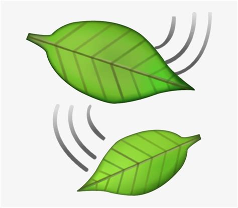 Leaf Falling Emoji Image In Png Island - Leaf Emoji Transparent ...