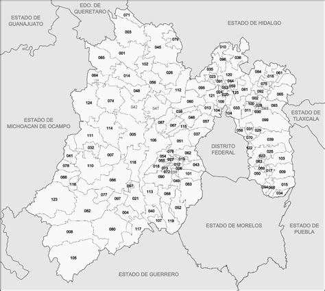 Anexo Municipios Del Estado De M Xico