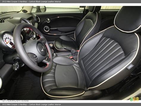 Carbon Black Lounge Leather Interior Front Seat for the 2013 Mini ...