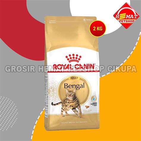 Jual Makanan Kucing Royal Canin Bengal Adult 2 Kg CatFood Ras Bengal