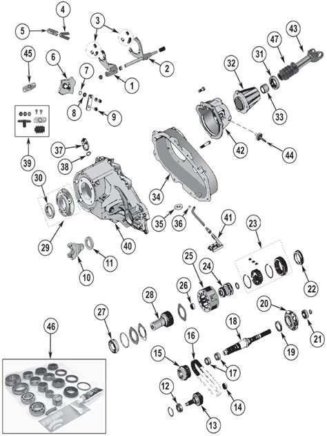 Np Transfer Case Diagram