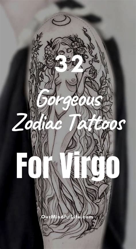 Gorgeous Zodiac Tattoos For Virgo Ourmindfullife Zodiac