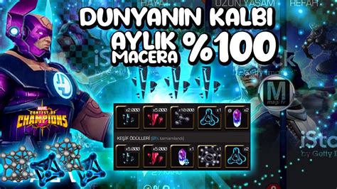 DÜNYANIN SONU AĞUSTOS AYLIK MACERA 100 MCOC MARVEL ŞAMPİYONLAR