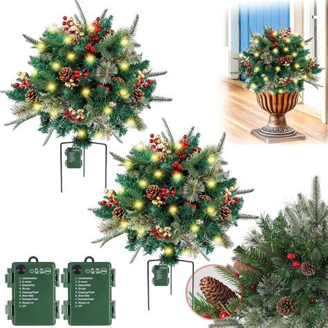 Holiday Planter Filler, Holiday Planters, Faux Holiday Planter, Holiday