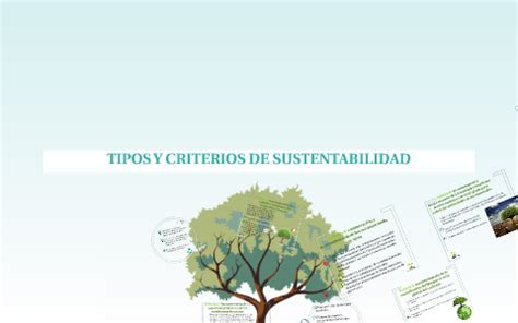 Tipos Y Criterios De Sustentabilidad By On Prezi