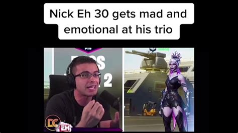 Nick Eh Rage Compilation Fortnite Battle Royale Youtube