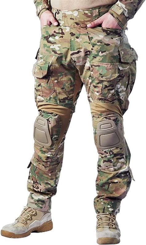 Herren G3 MultiCam Combat Hose mit Knieschoner Airsoft Jagd Militär