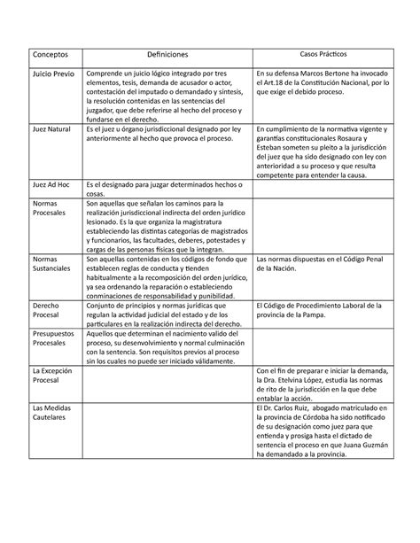 Api Procesal I Varios Conceptos Definiciones Casos Pr Cticos Juicio