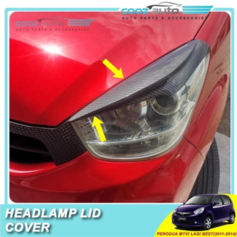 Perodua Myvi Lagi Best Headlamp Lid Cover Eyebrow Eyelid