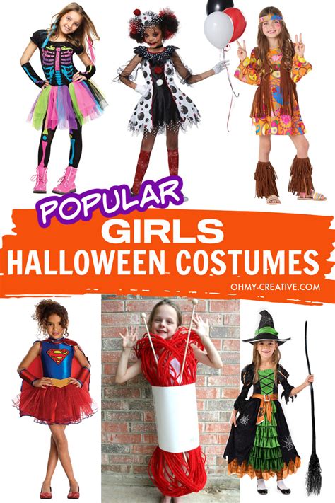 Popular Halloween Costume Ideas For Girls - Oh My Creative