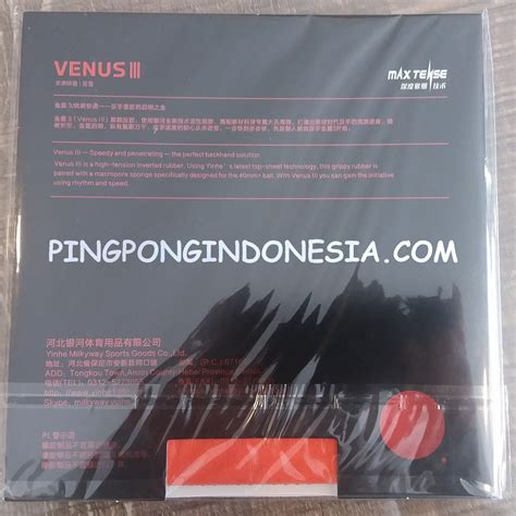 Harga Yinhe Venus III - PingPongIndonesia