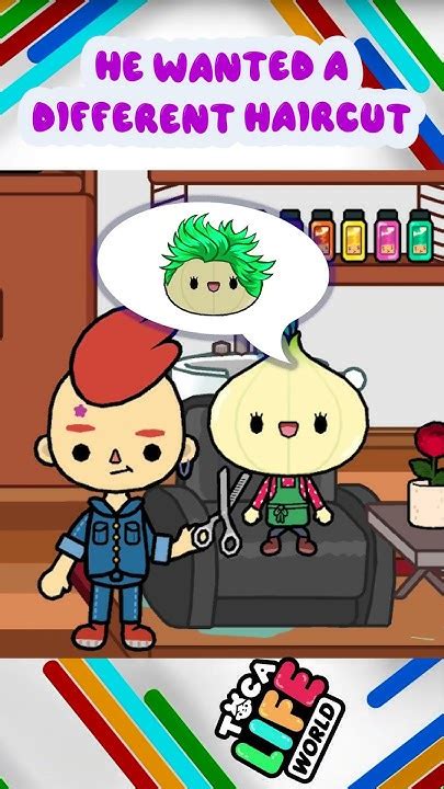 Mr Onion At The Hairdresser 😧 🧅 Toca Life World 🥀 Toca Boca Youtube