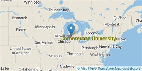 Cornerstone University Campus Map