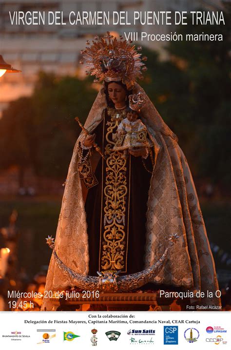 Procesión Marinera De La Virgen Del Carmen Club Náutico Sevilla