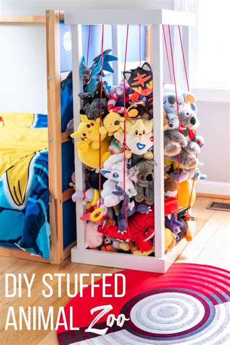 DIY Stuffed Animal Zoo with Free Plans - The Handyman's Daughter