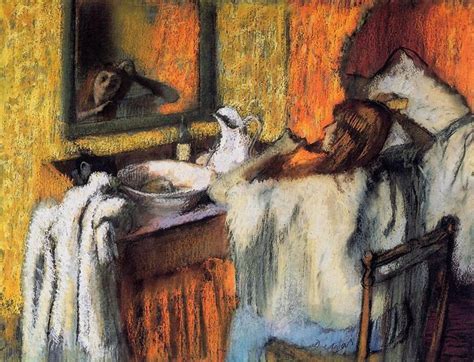 Woman At Her Toilette C C Edgar Degas Wikiart Org