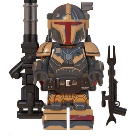 Boneco Blocos De Montar Star Wars Heavy Infantry Mandalorian No Shoptime