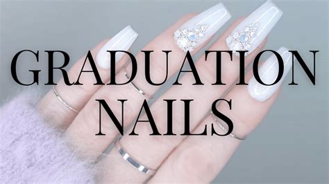 30 Gorgeous Graduation Nail Ideas To Help You Celebrate In Style