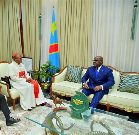 Le Cardinal Fridolin Ambongo Besungu Archevêque de Kinshasa a été