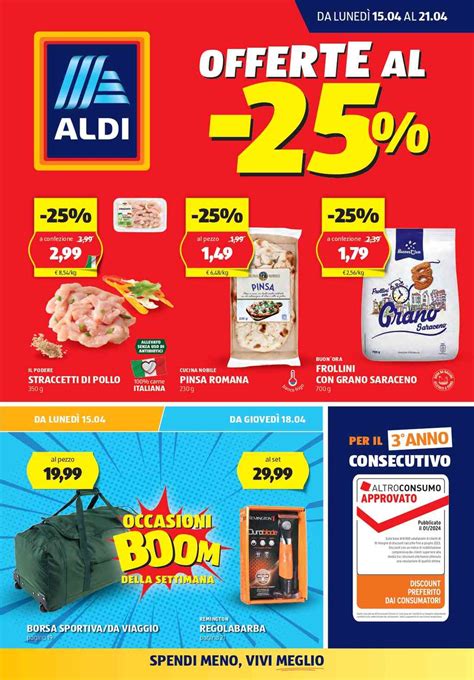 Volantino Aldi Dal Al Aprile