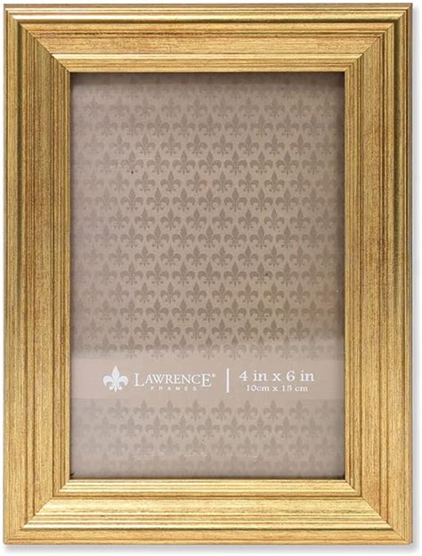 Lawrence Frames 536246 Sutter Burnished Picture Frame 4 By 6 Inch