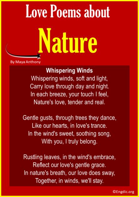 10 Best Love Poems About Nature EngDic