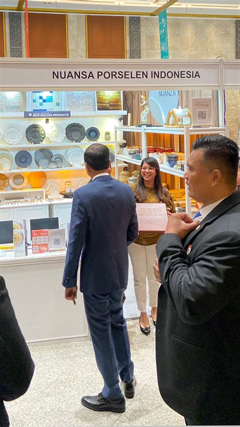 Pameran Inacraft 2024 Booth Nuansa Curi Perhatian Presiden Jokowi