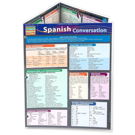 BarCharts Spanish Conversation Quick Study Academic Guide | Mardel | 3610300