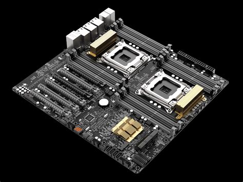 Gaming Motherboard - 3D Model by DennyCG