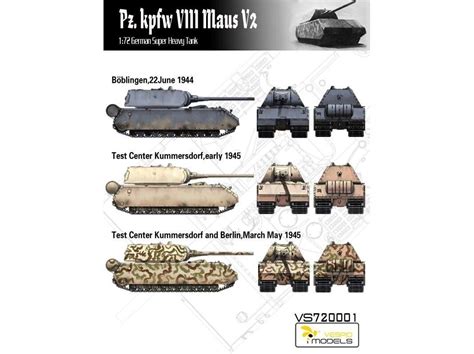 Vespid Models Pz Kpfw Viii Maus V German Super Heavy Tank