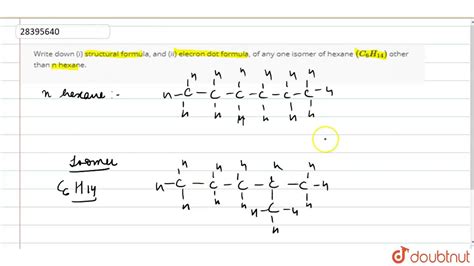 N Hexane Lewis Structure