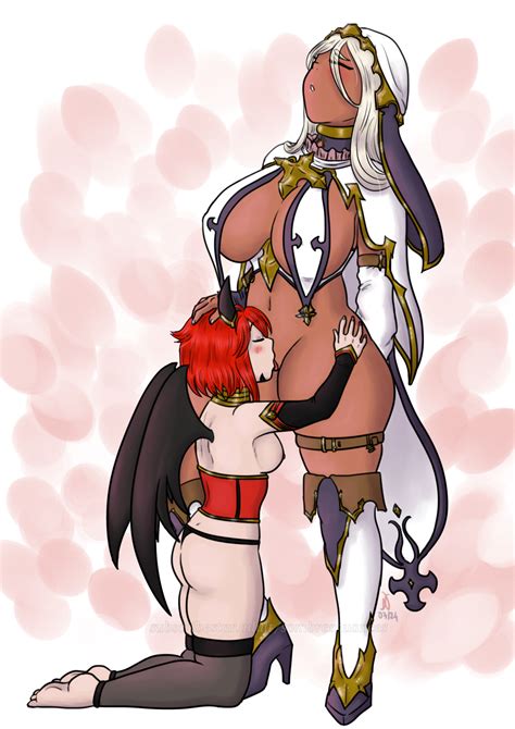 Commission Sacred And Evil By SombresNuances Hentai Foundry