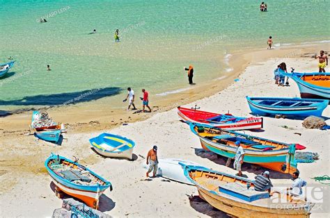 beach, Hammamet, Tunisia, Stock Photo, Picture And Rights Managed Image ...