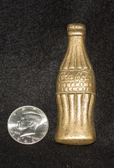 1938 Coca Cola Brass Hobble Skirt Bottle Paper Weight Ccbc 4614424905