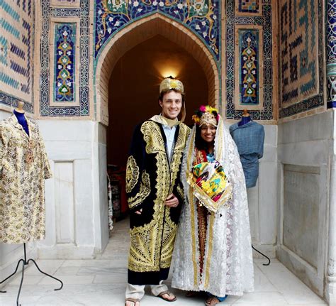 Uzbek Bride And Groom Uzbekistan V Uzbekistan Clothing