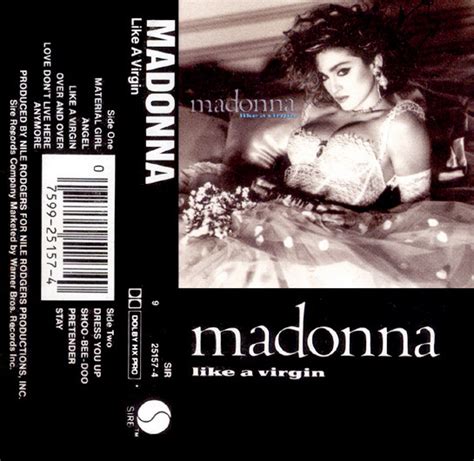 Madonna Like A Virgin Ar Dolby Hx Pro Cassette Discogs