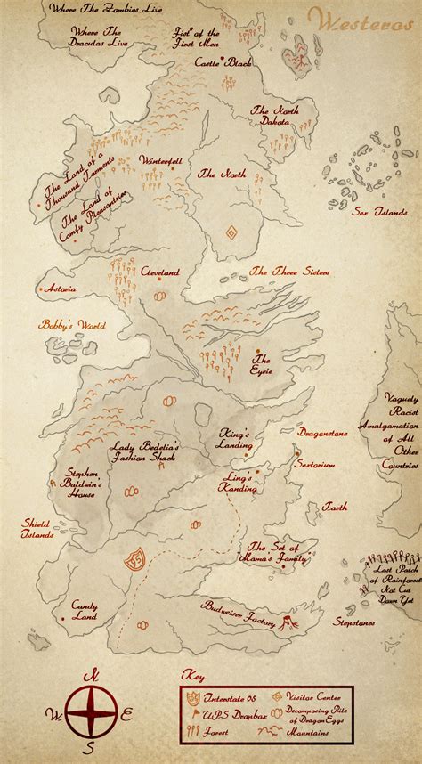 Game Of Thrones Map - Babyburritosquilts