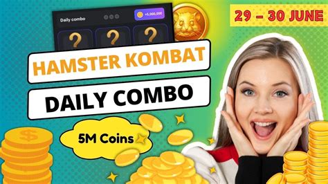 Hamster Kombat Daily Combo Card 29 30 June 2024 Unlocking 5M