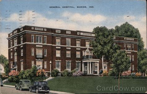 General Hospital Marion, IN Postcard